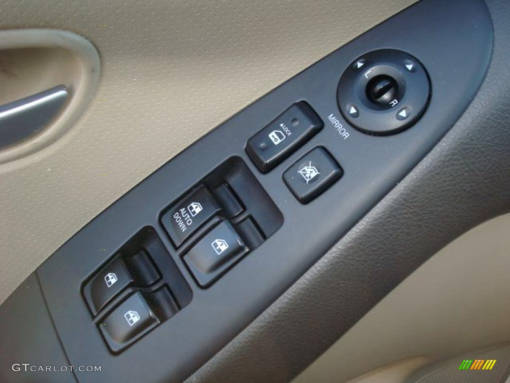 2008 Elantra GLS Sedan - Captiva White / Beige photo #18