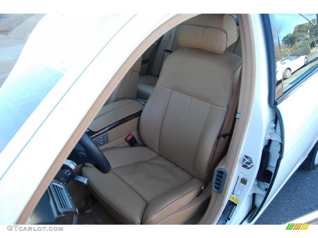 2008 7 Series 750i Sedan - Alpine White / Beige photo #6