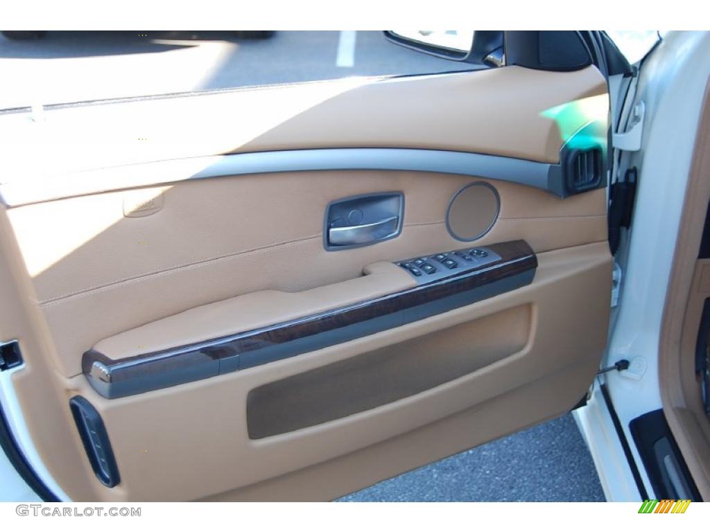 2008 7 Series 750i Sedan - Alpine White / Beige photo #7