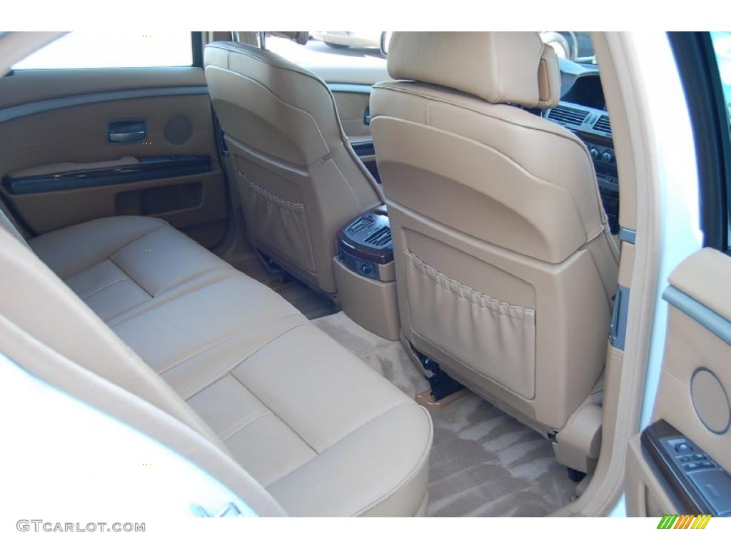 2008 7 Series 750i Sedan - Alpine White / Beige photo #10