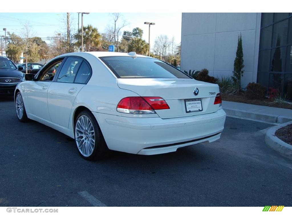 2008 7 Series 750i Sedan - Alpine White / Beige photo #19