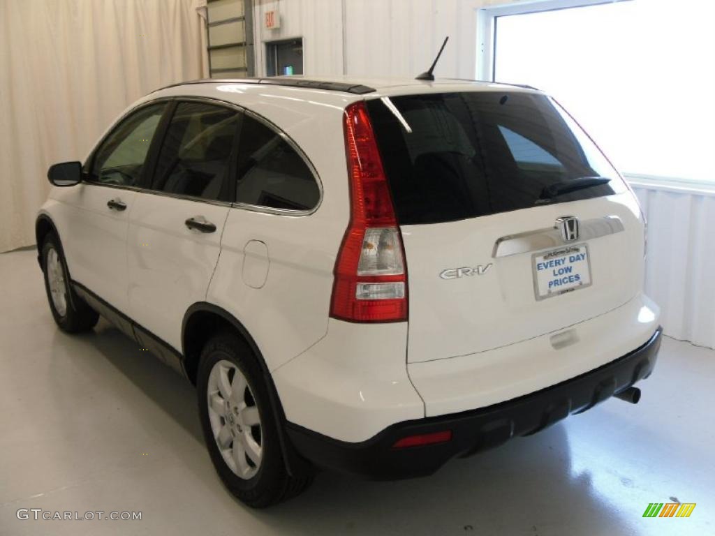 2008 CR-V EX 4WD - Taffeta White / Gray photo #2