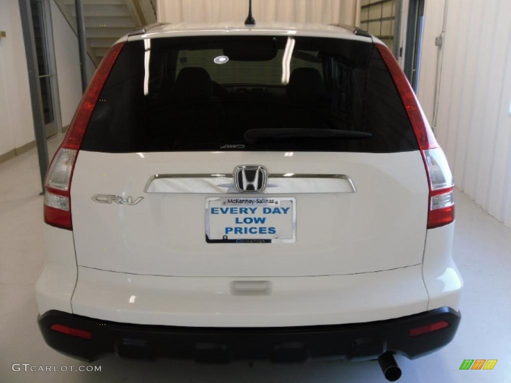 2008 CR-V EX 4WD - Taffeta White / Gray photo #3