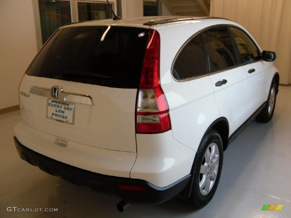 2008 CR-V EX 4WD - Taffeta White / Gray photo #4