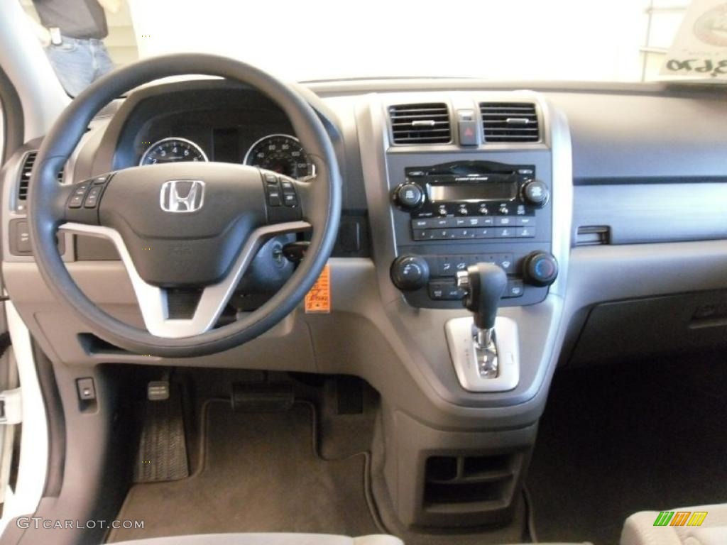 2008 CR-V EX 4WD - Taffeta White / Gray photo #16