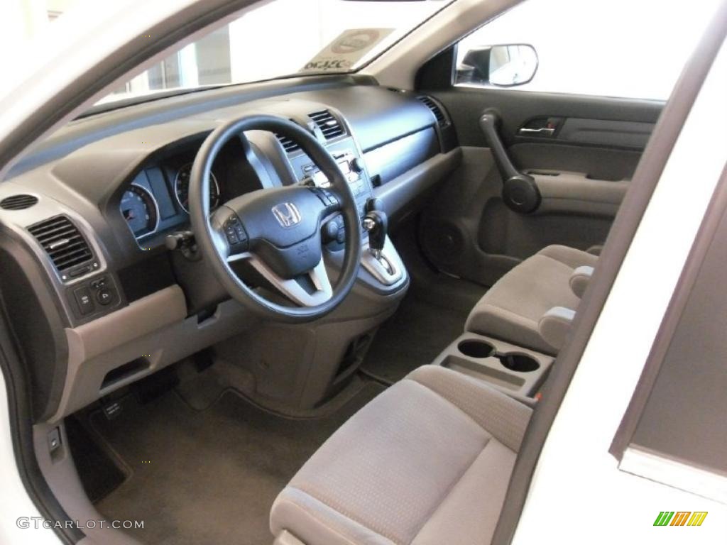 2008 CR-V EX 4WD - Taffeta White / Gray photo #24
