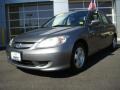 2004 Magnesium Metallic Honda Civic Hybrid Sedan  photo #1