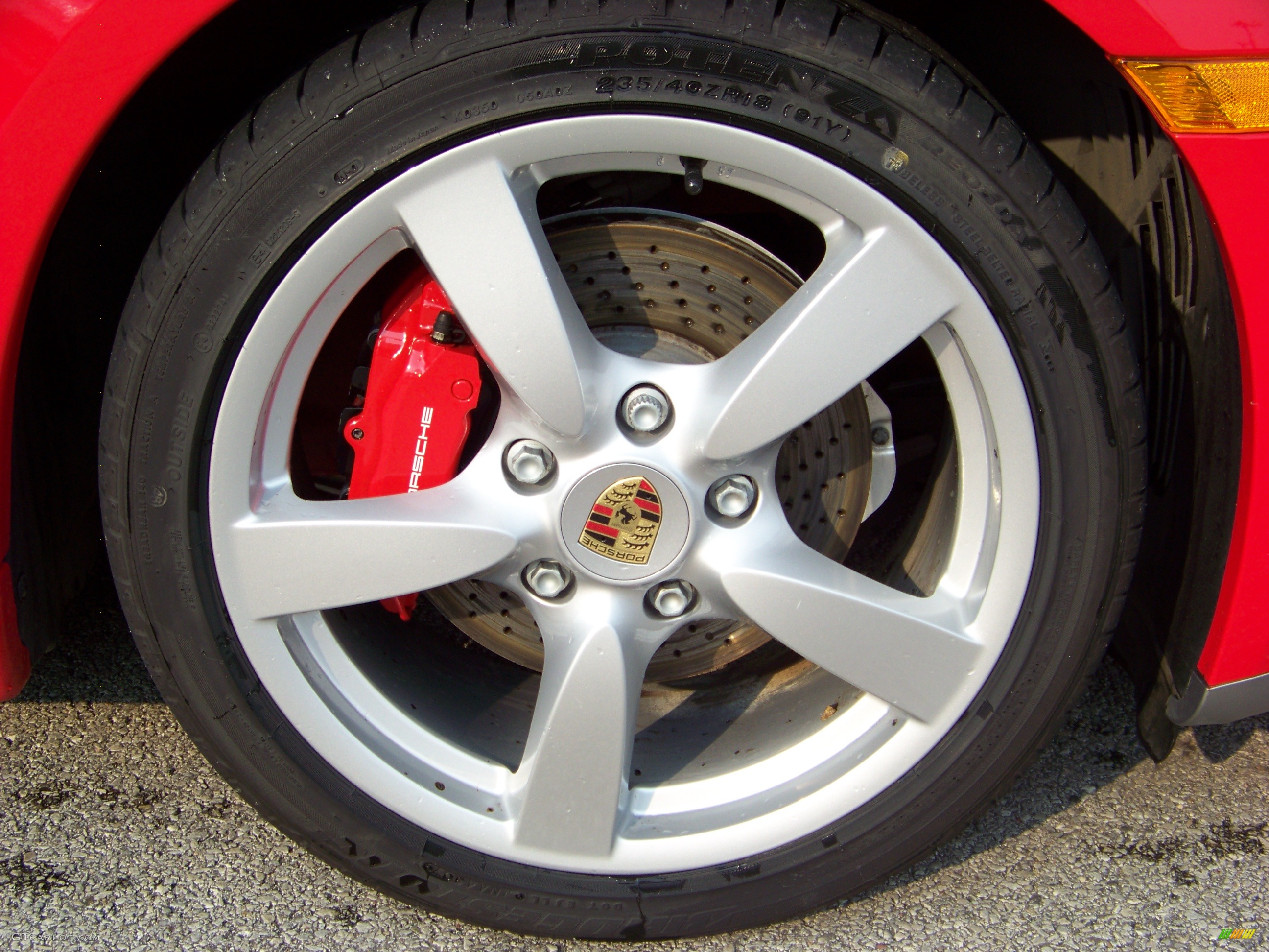 2006 Cayman S - Guards Red / Black photo #8