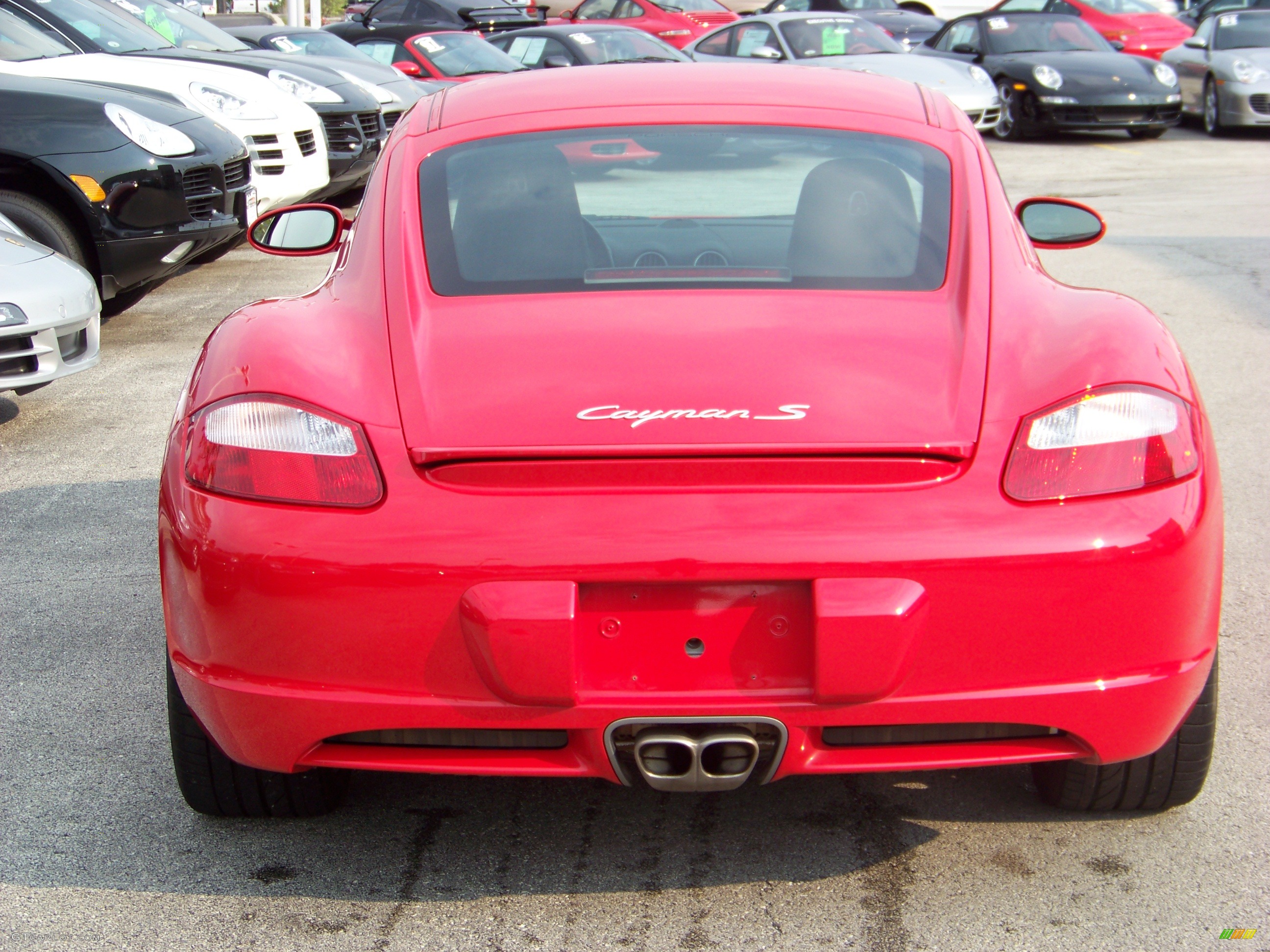 2006 Cayman S - Guards Red / Black photo #10