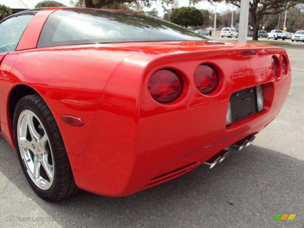 2004 Corvette Coupe - Torch Red / Black photo #6