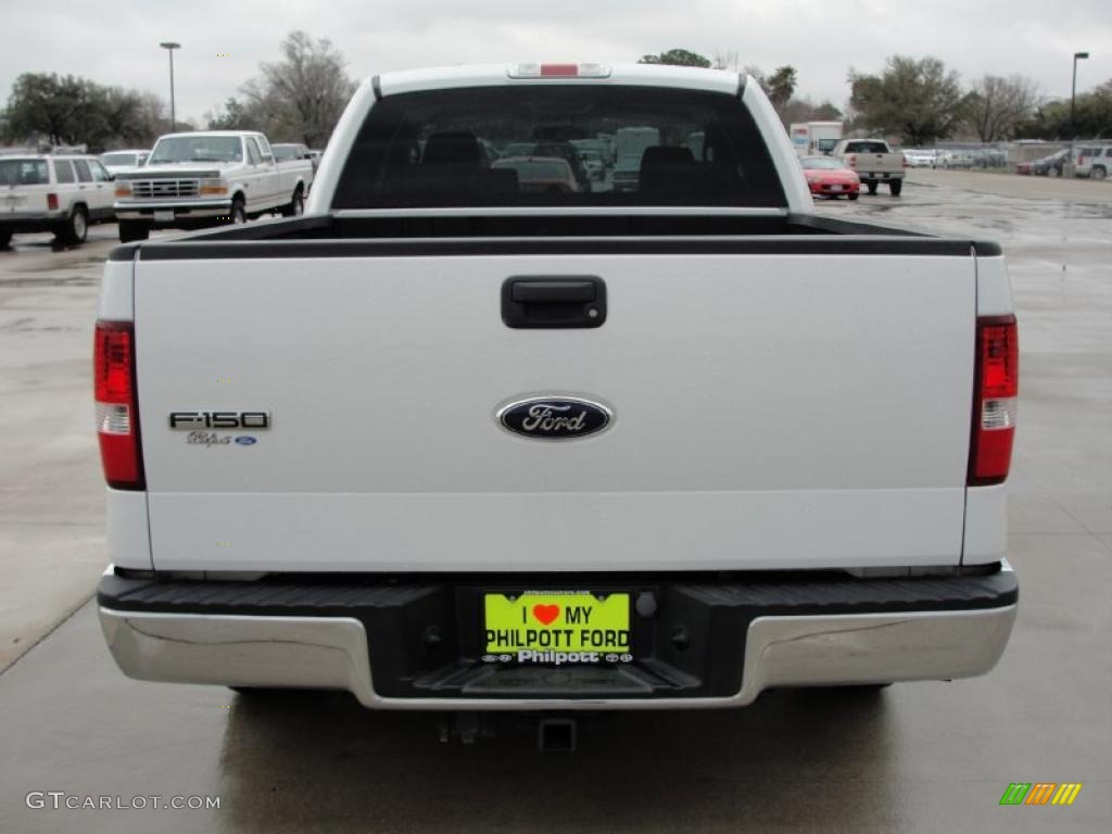 2006 F150 XLT SuperCab - Oxford White / Tan photo #4