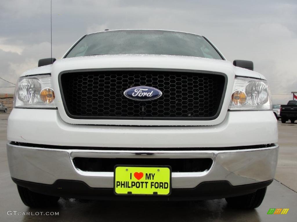 2006 F150 XLT SuperCab - Oxford White / Tan photo #9