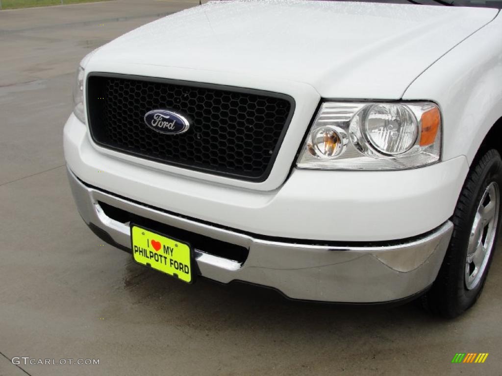 2006 F150 XLT SuperCab - Oxford White / Tan photo #12