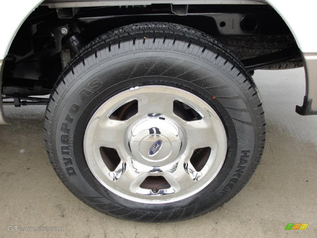 2006 F150 XLT SuperCab - Oxford White / Tan photo #14