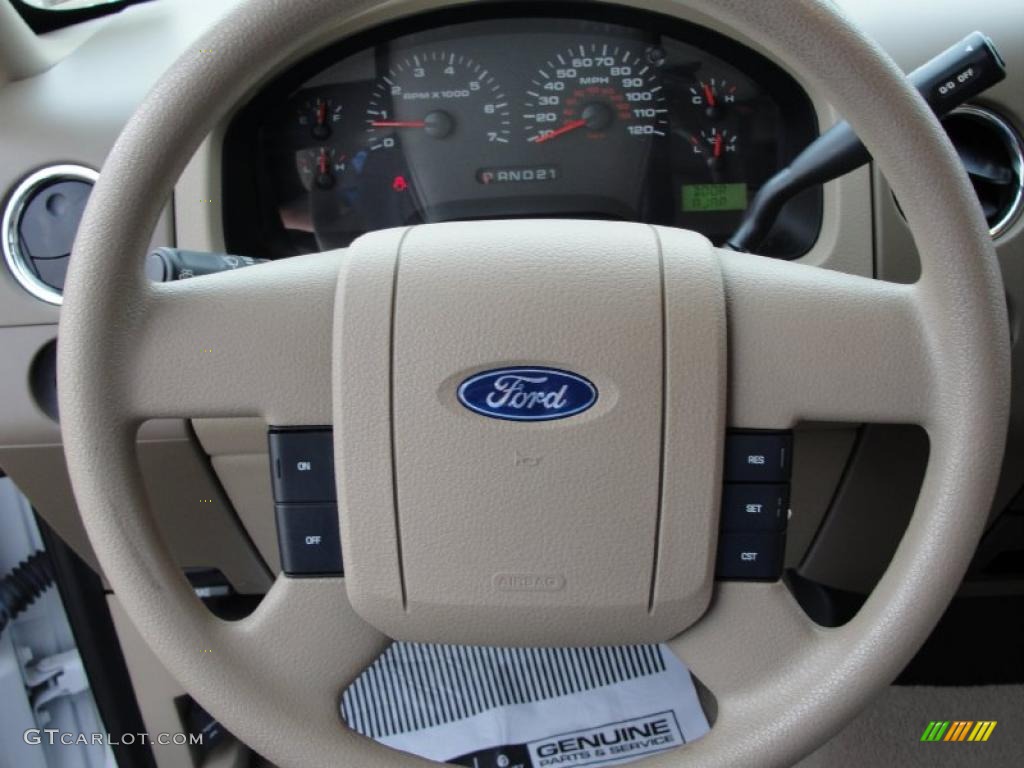 2006 F150 XLT SuperCab - Oxford White / Tan photo #44