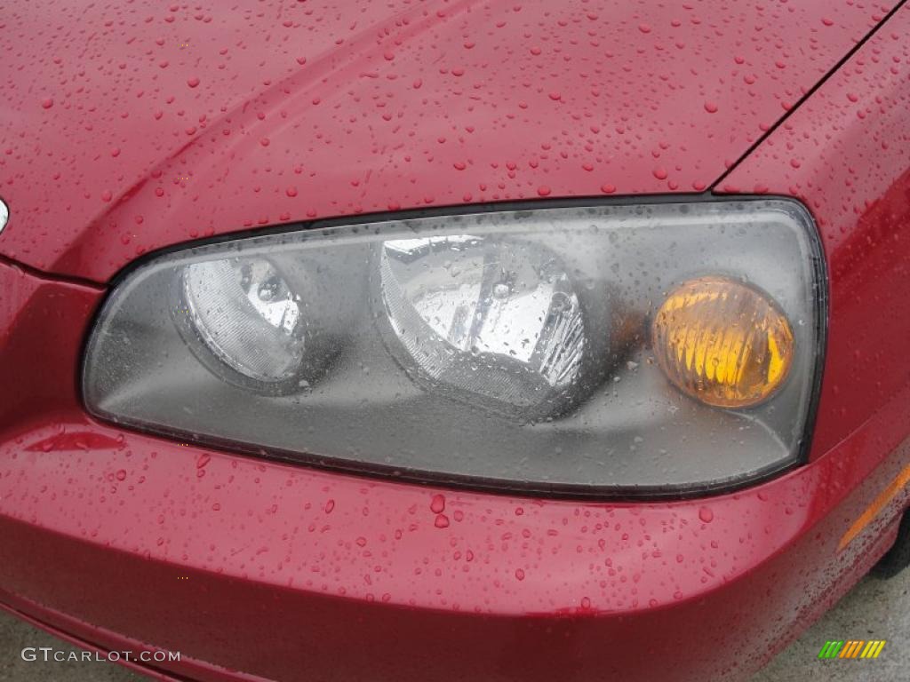 2006 Elantra GLS Sedan - Electric Red / Gray photo #10