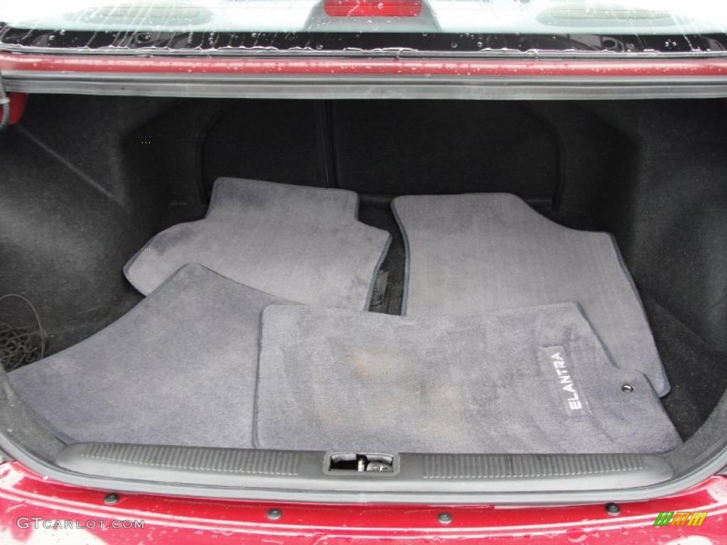 2006 Elantra GLS Sedan - Electric Red / Gray photo #28
