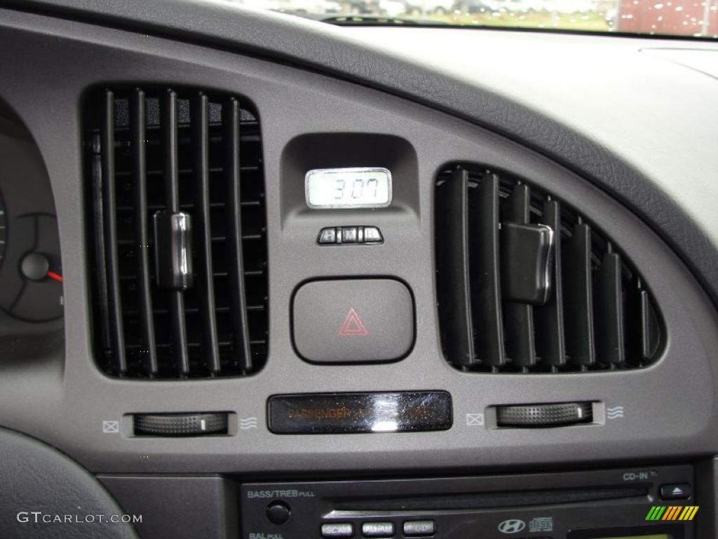 2006 Elantra GLS Sedan - Electric Red / Gray photo #36