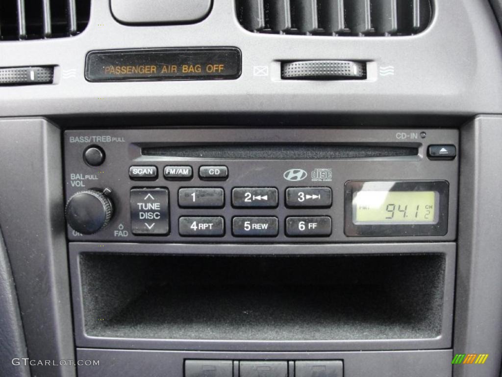 2006 Elantra GLS Sedan - Electric Red / Gray photo #37