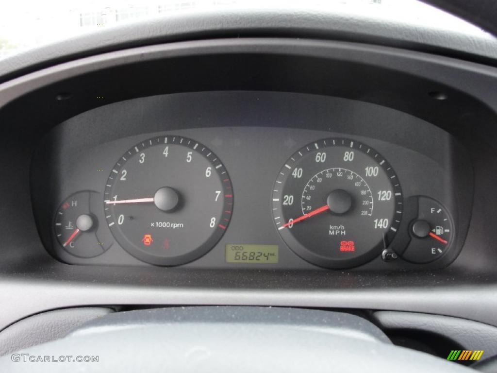2006 Elantra GLS Sedan - Electric Red / Gray photo #41