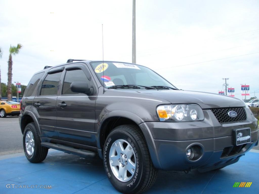 2006 Escape Limited - Dark Shadow Grey Metallic / Ebony Black photo #7