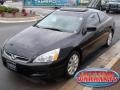 2007 Nighthawk Black Pearl Honda Accord EX V6 Coupe  photo #1