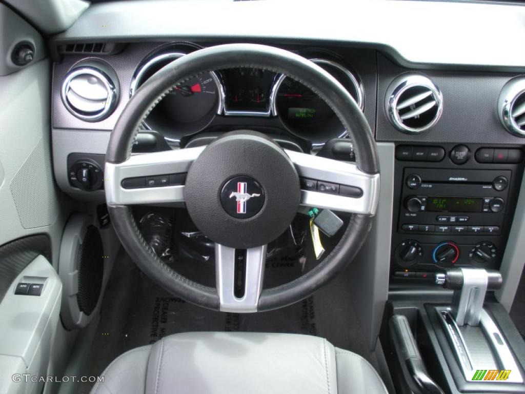 2007 Mustang V6 Premium Coupe - Torch Red / Light Graphite photo #18