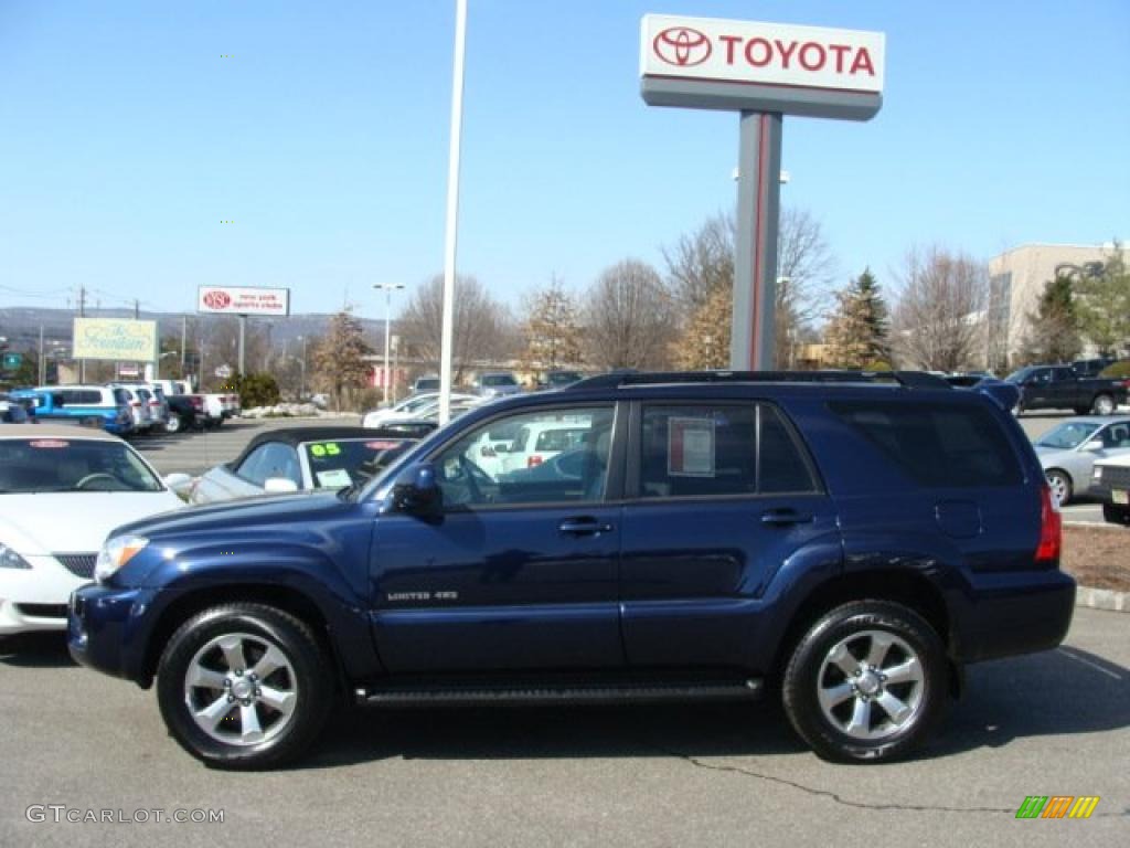 2007 4Runner Limited 4x4 - Nautical Blue Metallic / Stone photo #3