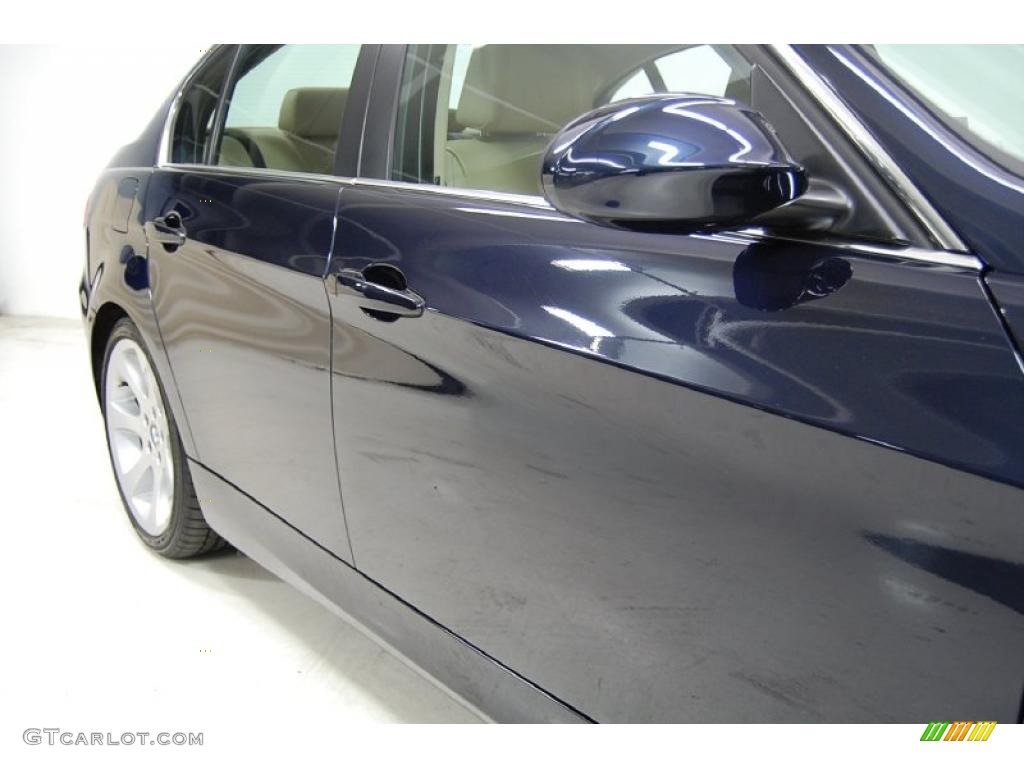 2007 3 Series 335i Sedan - Monaco Blue Metallic / Beige photo #4