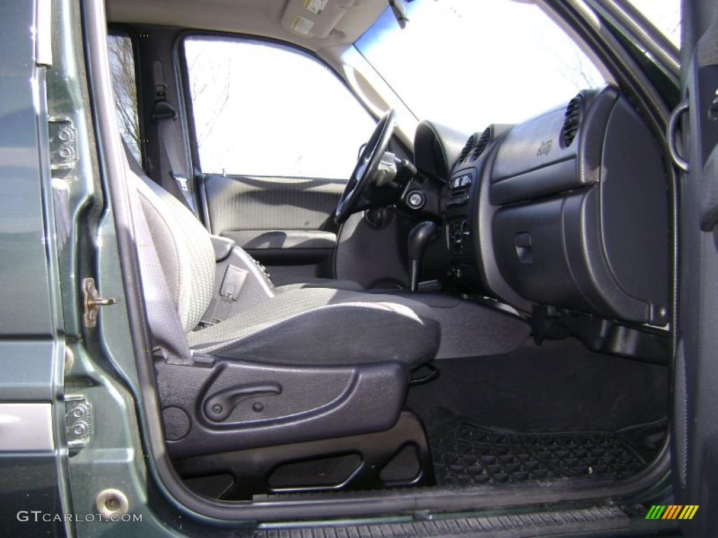 2002 Liberty Sport 4x4 - Shale Green Metallic / Dark Slate Gray photo #11