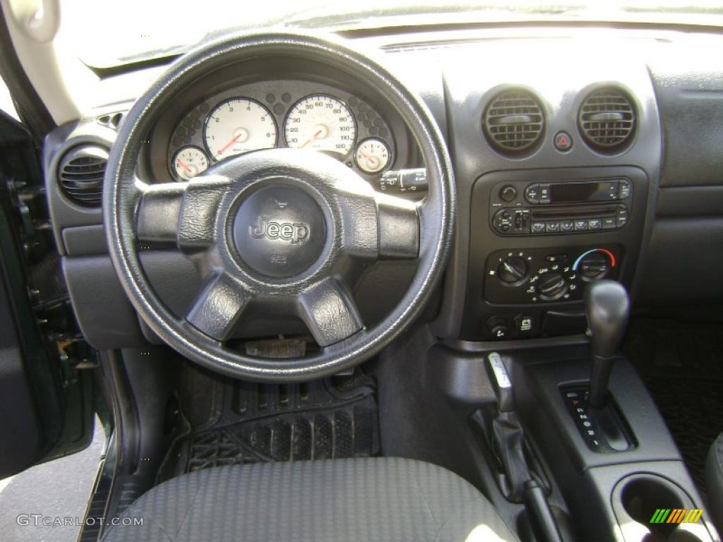 2002 Liberty Sport 4x4 - Shale Green Metallic / Dark Slate Gray photo #13