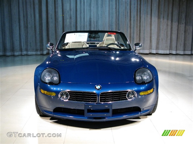 2002 Z8 Roadster - Topaz Blue / Crema photo #4