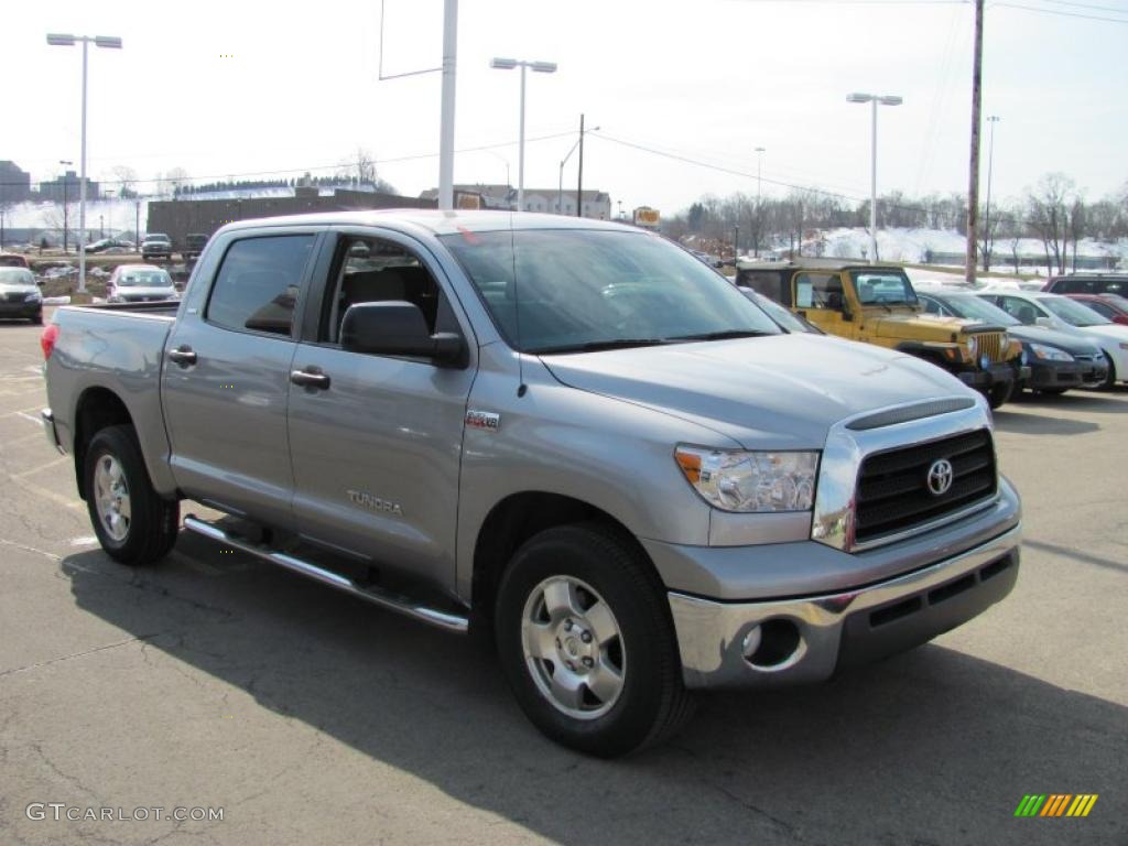 2007 Tundra SR5 TRD CrewMax 4x4 - Silver Sky Metallic / Graphite Gray photo #9