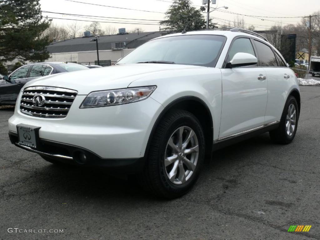 2007 FX 35 AWD - Ivory Pearl / Wheat photo #1