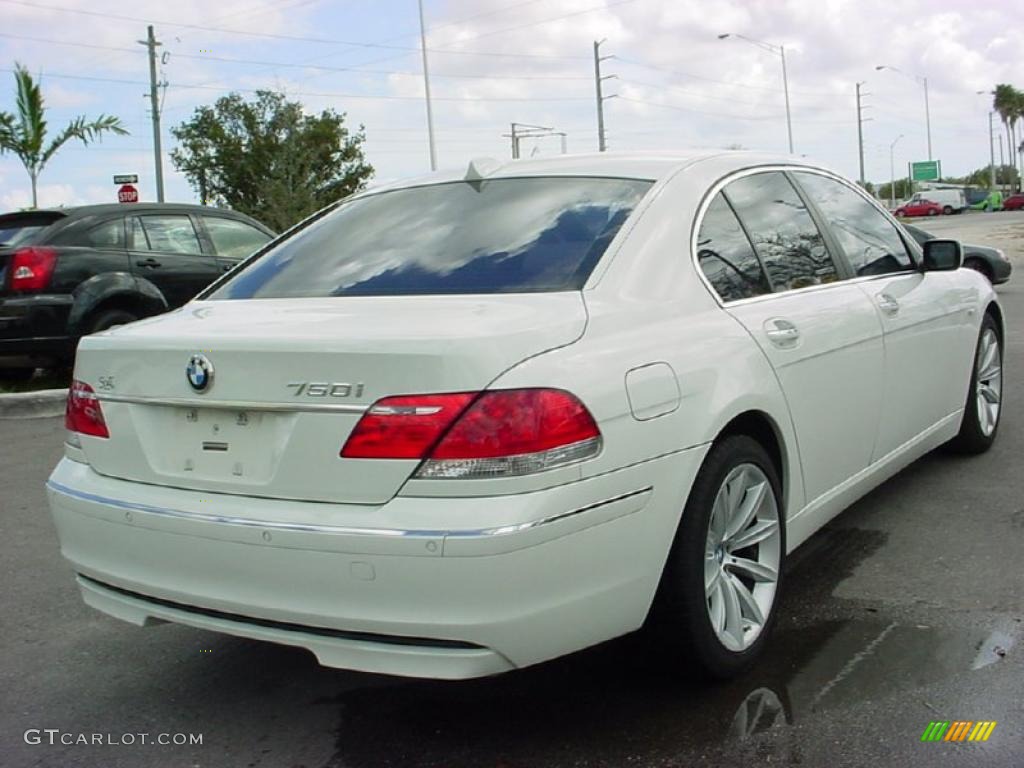 2007 7 Series 750i Sedan - Alpine White / Cream Beige photo #3