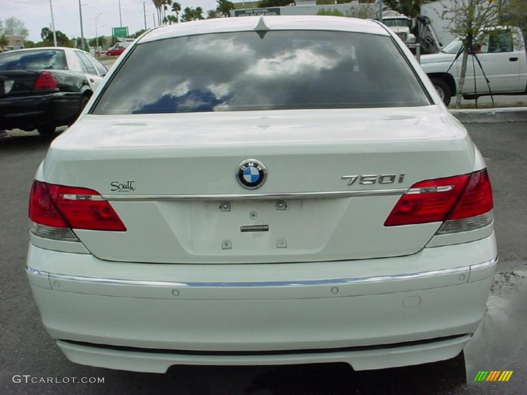 2007 7 Series 750i Sedan - Alpine White / Cream Beige photo #4