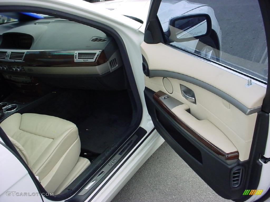 2007 7 Series 750i Sedan - Alpine White / Cream Beige photo #11