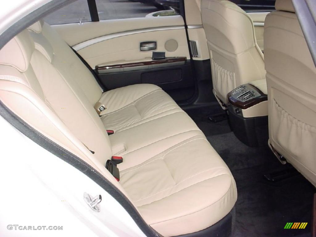 2007 7 Series 750i Sedan - Alpine White / Cream Beige photo #14