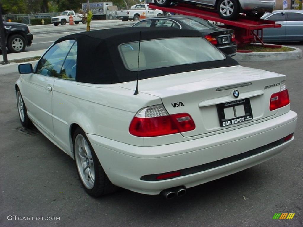 2004 3 Series 330i Convertible - Alpine White / Sand photo #3