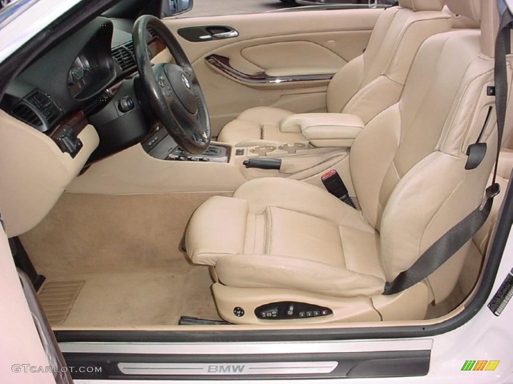 2004 3 Series 330i Convertible - Alpine White / Sand photo #11