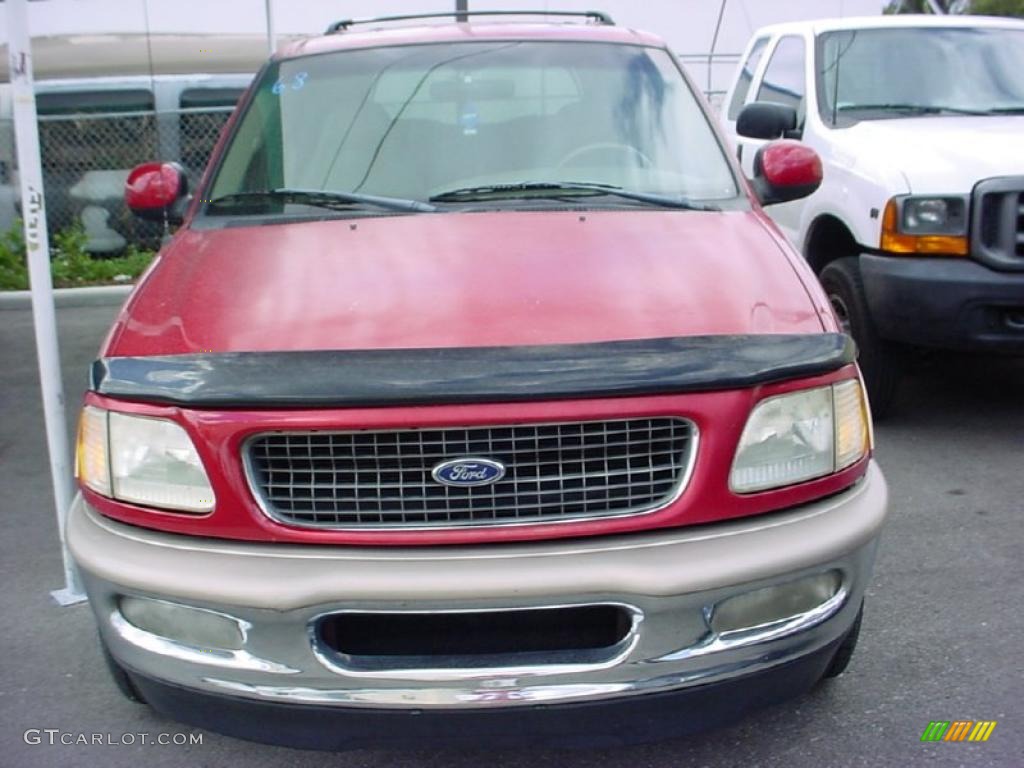 1998 Expedition Eddie Bauer - Laser Red / Medium Prairie Tan photo #8
