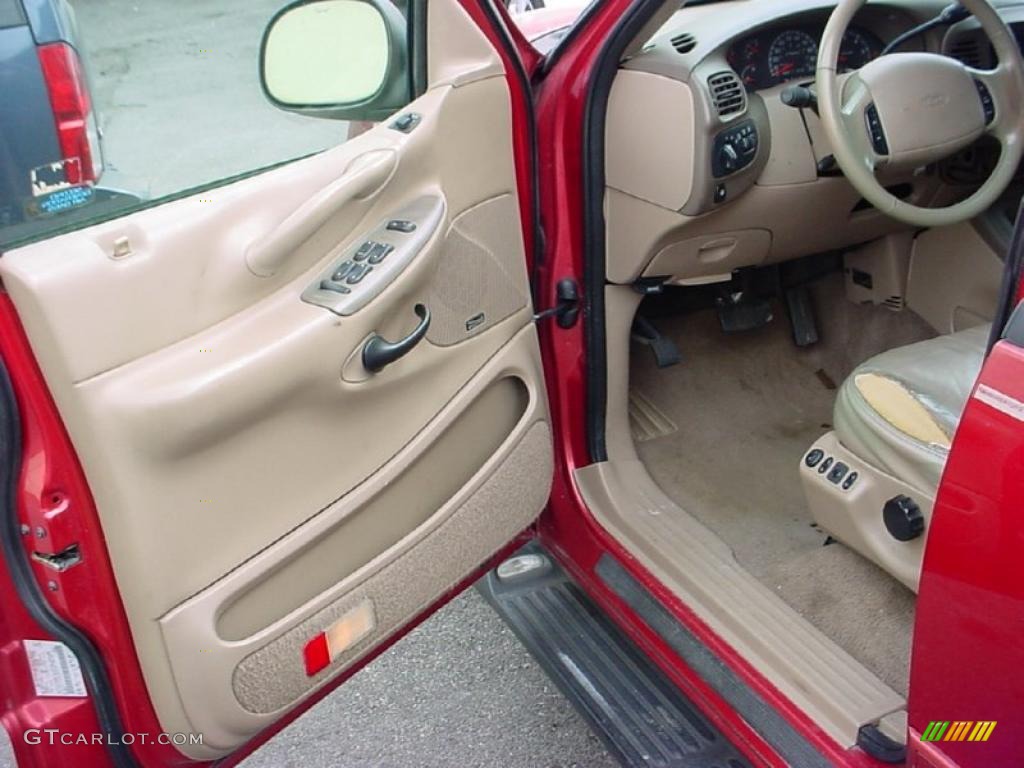 1998 Expedition Eddie Bauer - Laser Red / Medium Prairie Tan photo #9