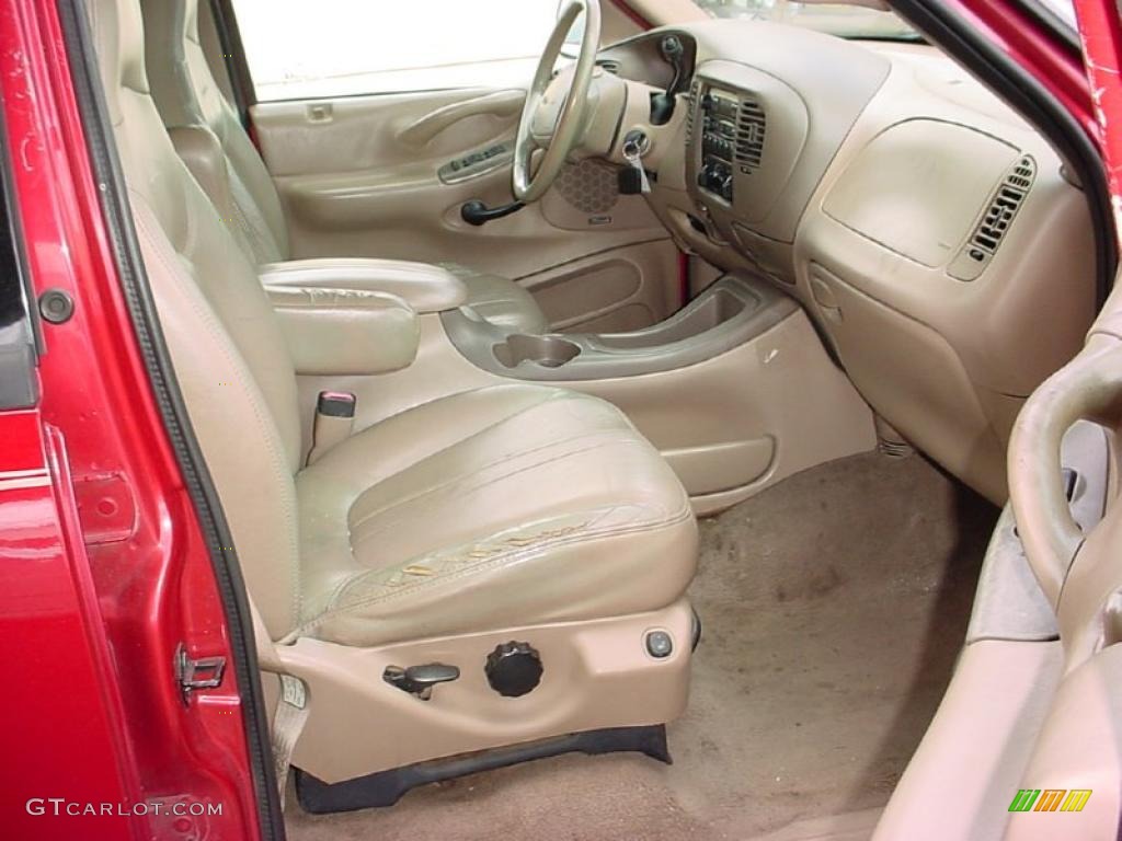 1998 Expedition Eddie Bauer - Laser Red / Medium Prairie Tan photo #11