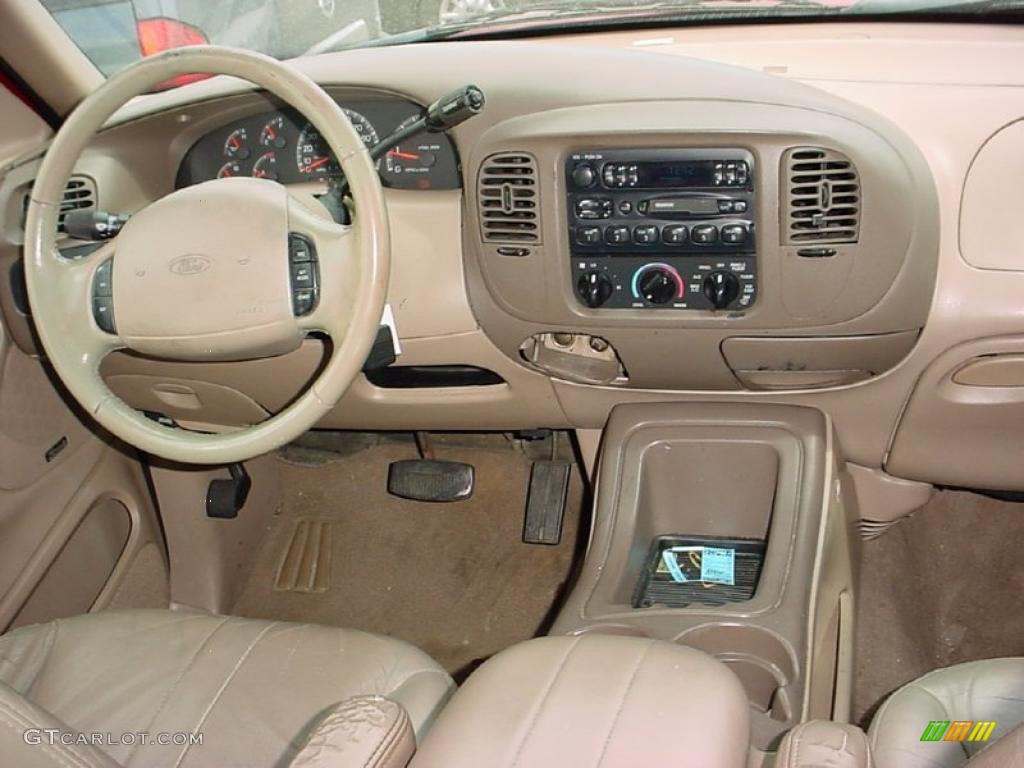 1998 Expedition Eddie Bauer - Laser Red / Medium Prairie Tan photo #15