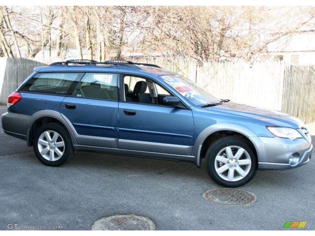 2009 Outback 2.5i Special Edition Wagon - Newport Blue Pearl / Off Black photo #4