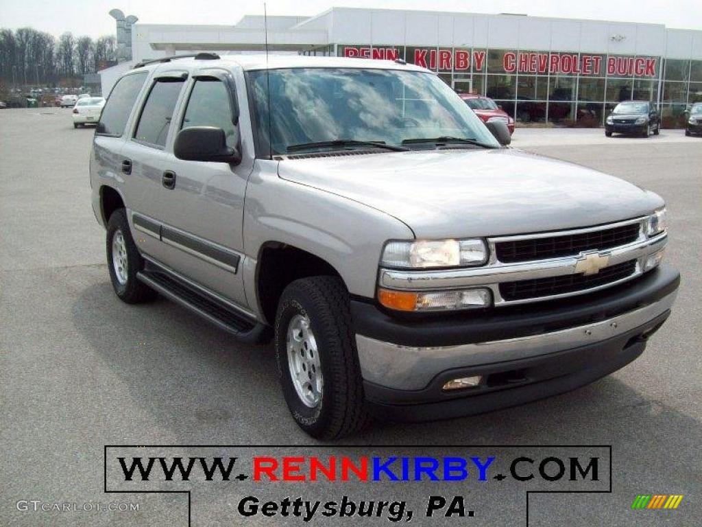 2005 Tahoe LS 4x4 - Silver Birch Metallic / Gray/Dark Charcoal photo #1