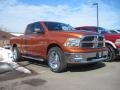 2010 Mango Tango Pearl Dodge Ram 1500 Big Horn Quad Cab 4x4  photo #3