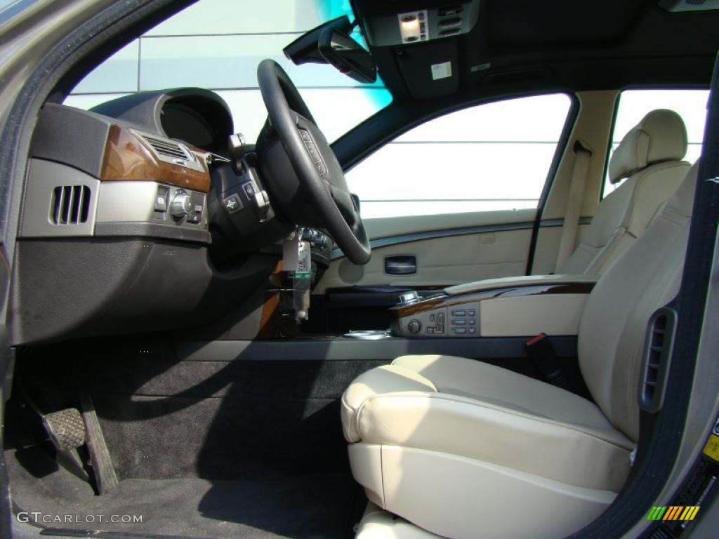 2008 7 Series 750Li Sedan - Sterling Grey Metallic / Cream Beige photo #9