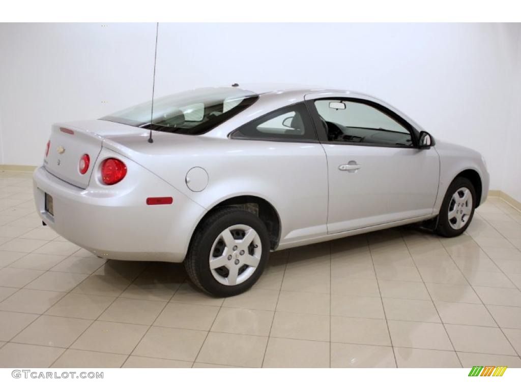 2008 Cobalt LS Coupe - Ultra Silver Metallic / Gray photo #7