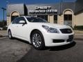 2009 Moonlight White Infiniti G 37 Sedan  photo #1